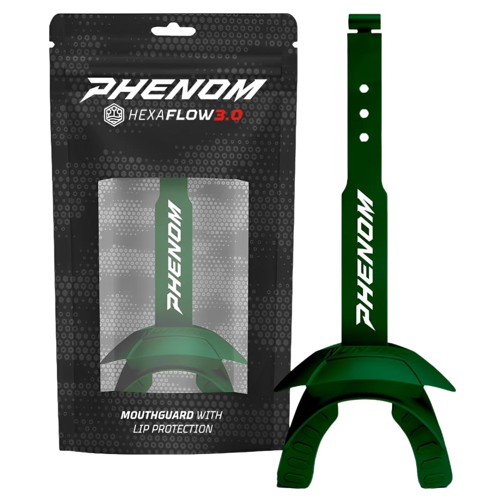Playmaker Base: American Football Mundschutz Phenom Elite "Hexa Flow" 3.0 Dunkelgrün Produktbild